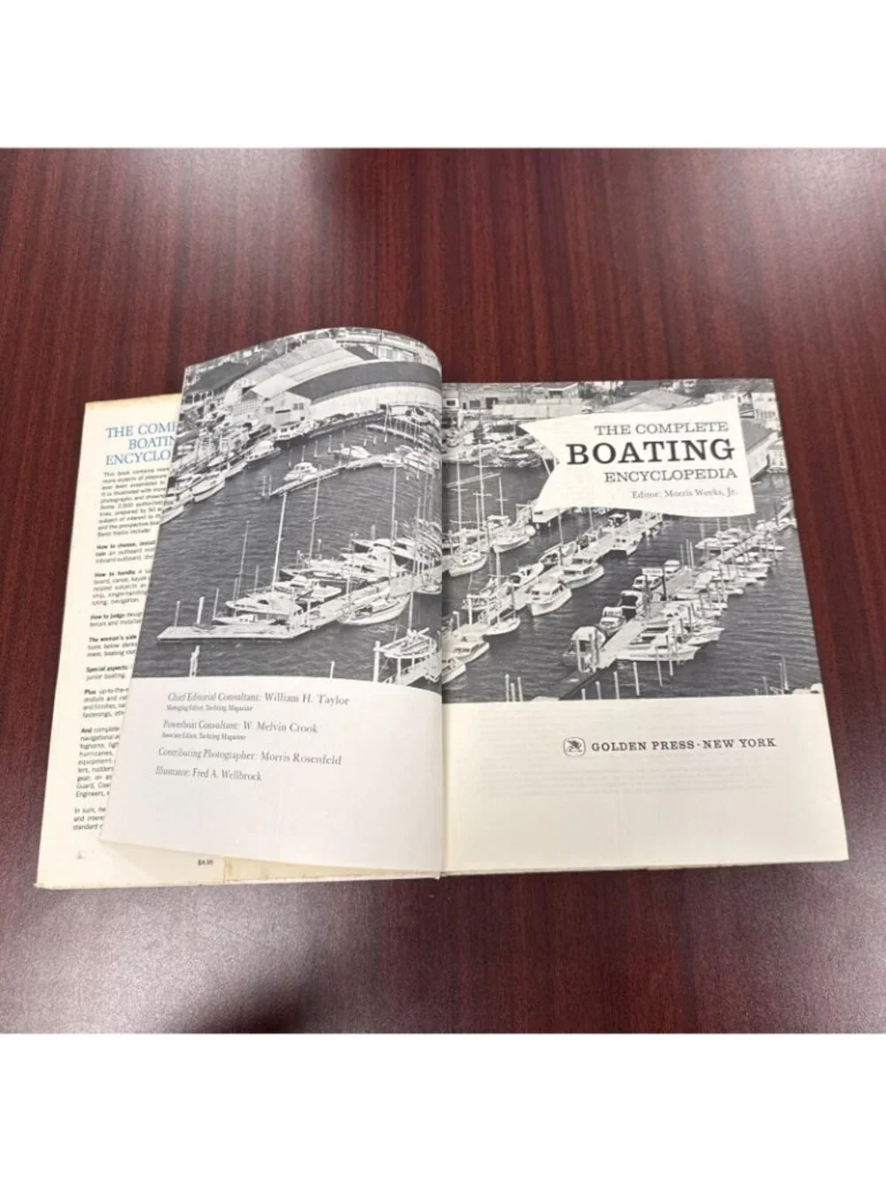 Vintage 1964 The Complete Boating Encyclopedia Morris Weeks Jr